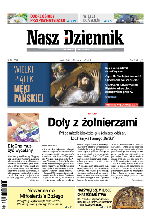 Nasz Dziennik z dnia 25.03.2016 wydanie PDF