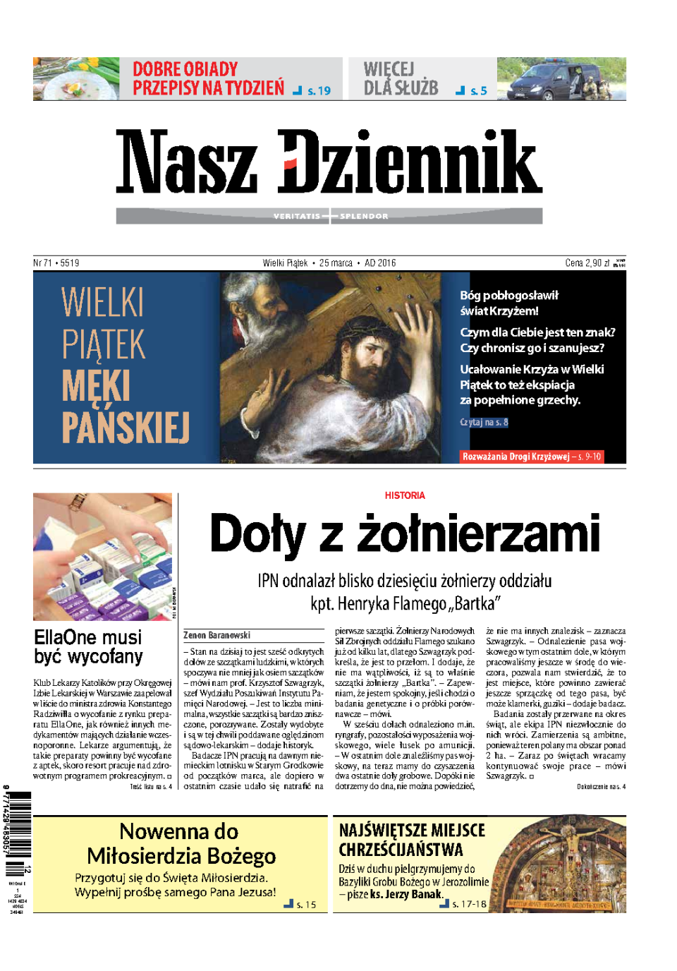 Nasz Dziennik z dnia 25.03.2016 wydanie PDF
