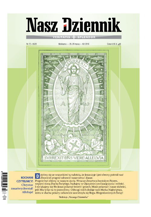 Nasz Dziennik z dnia 26.03.2016 wydanie PDF