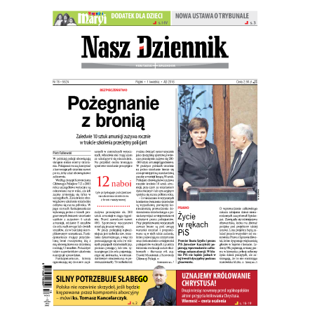 Nasz Dziennik z dnia 01.04.2016 wydanie PDF