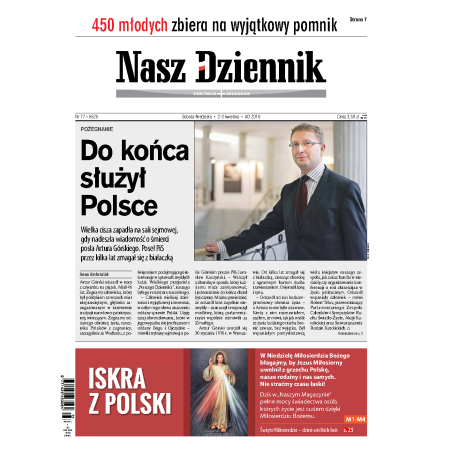 Nasz Dziennik z dnia 02.04.2016 wydanie PDF