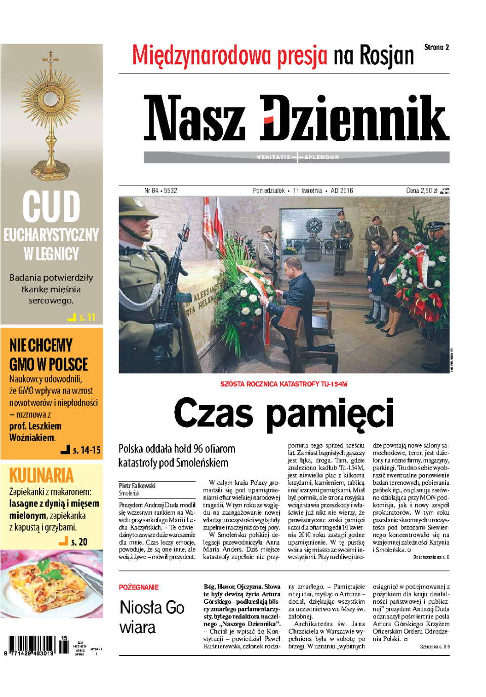 Nasz Dziennik z dnia 11.04.2016 wydanie PDF