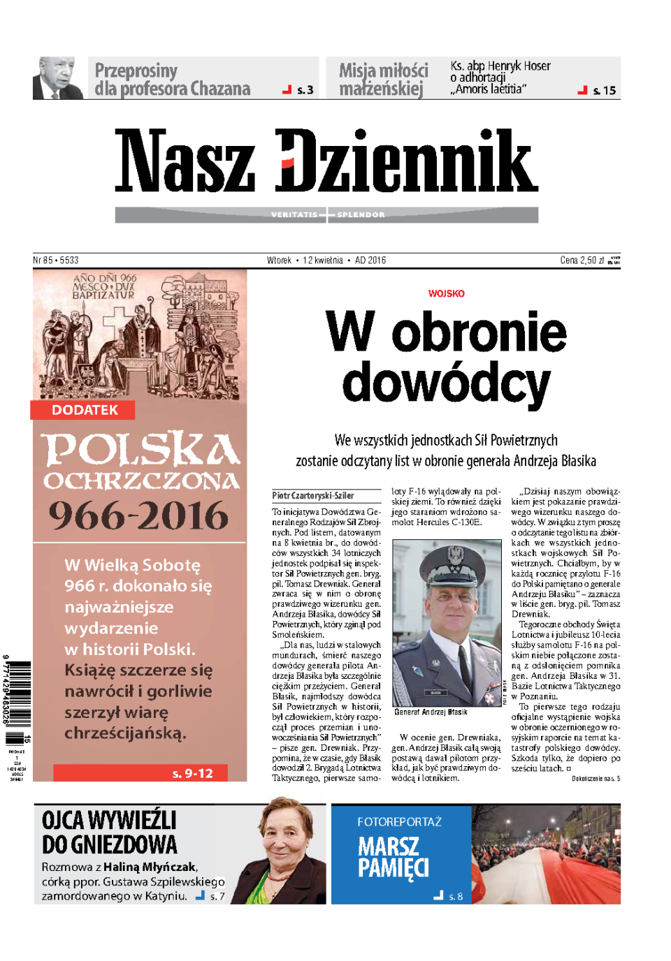 Nasz Dziennik z dnia 12.04.2016 wydanie PDF