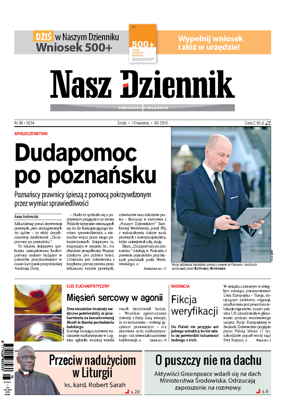 Nasz Dziennik z dnia 13.04.2016 wydanie PDF
