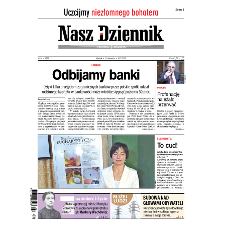 Nasz Dziennik z dnia 19.04.2016 wydanie PDF