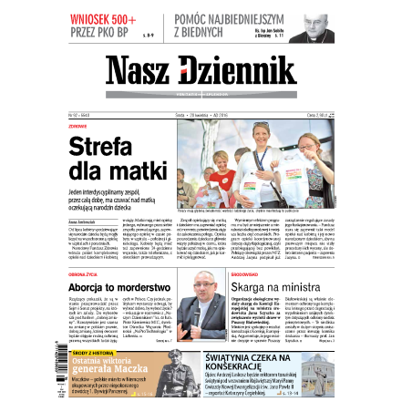Nasz Dziennik z dnia 20.04.2016 wydanie PDF