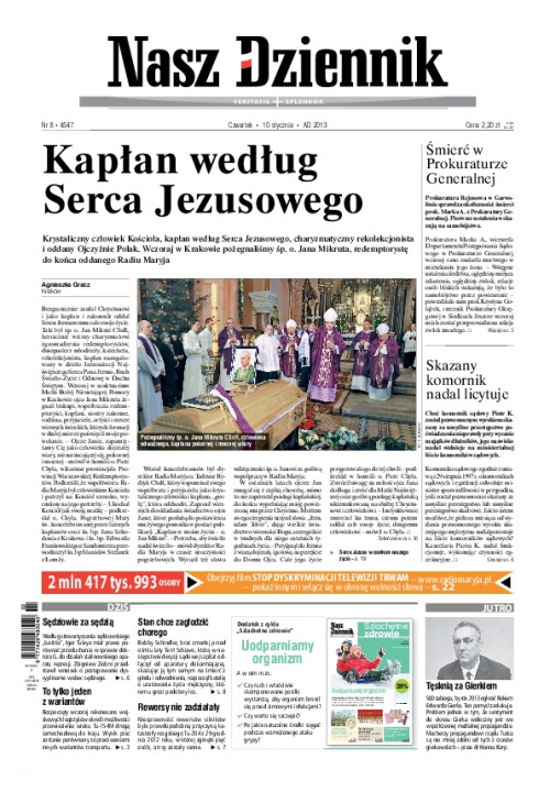 Nasz Dziennik z dnia 10.01.2013 wydanie PDF