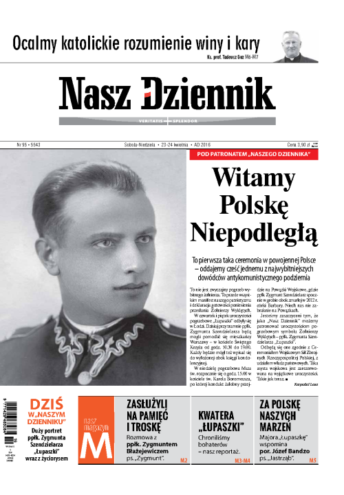 Nasz Dziennik z dnia 23.04.2016 wydanie PDF