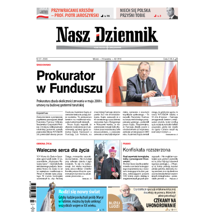 Nasz Dziennik z dnia 26.04.2016 wydanie PDF