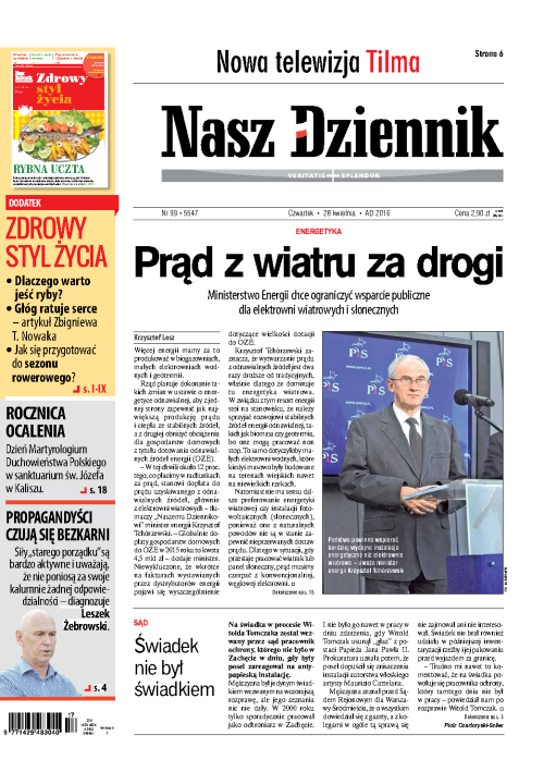 Nasz Dziennik z dnia 28.04.2016 wydanie PDF