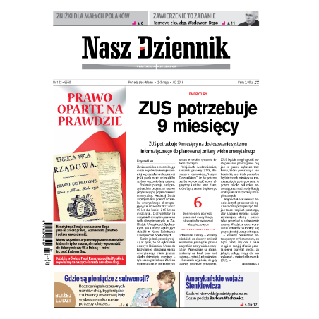 Nasz Dziennik z dnia 02.05.2016 wydanie PDF