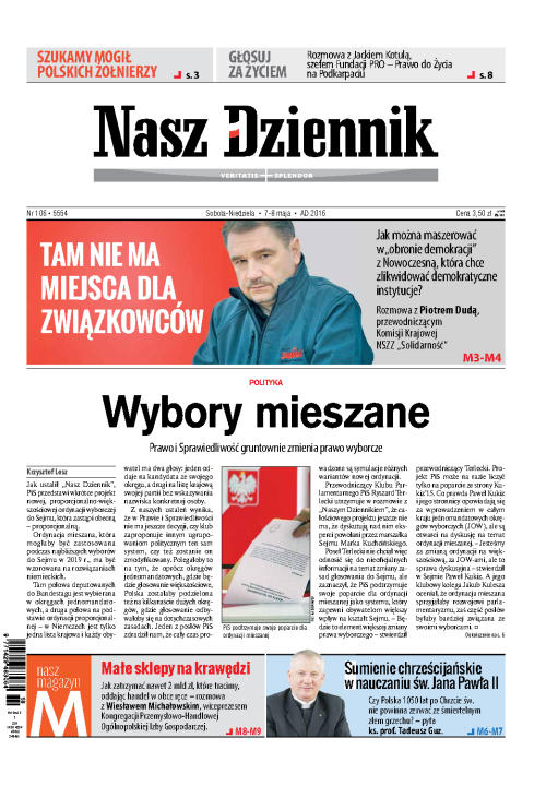 Nasz Dziennik z dnia 07.05.2016 wydanie PDF