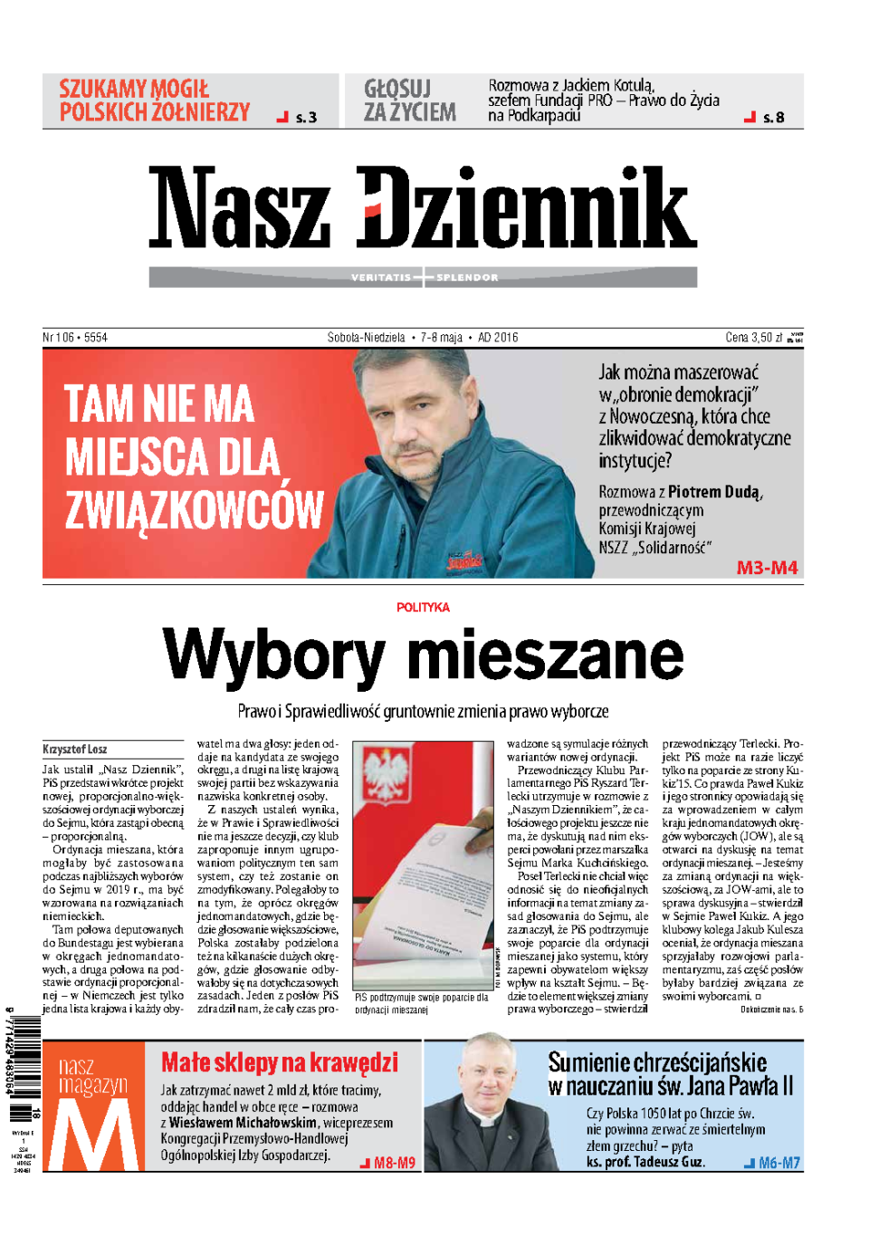 Nasz Dziennik z dnia 07.05.2016 wydanie PDF