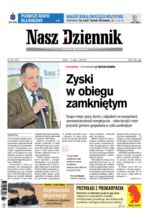 Nasz Dziennik z dnia 11.05.2016 wydanie PDF