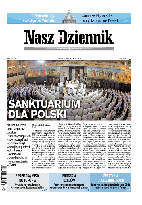 Nasz Dziennik z dnia 19.05.2016 wydanie PDF