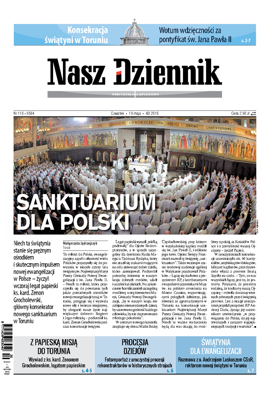 Nasz Dziennik z dnia 19.05.2016 wydanie PDF