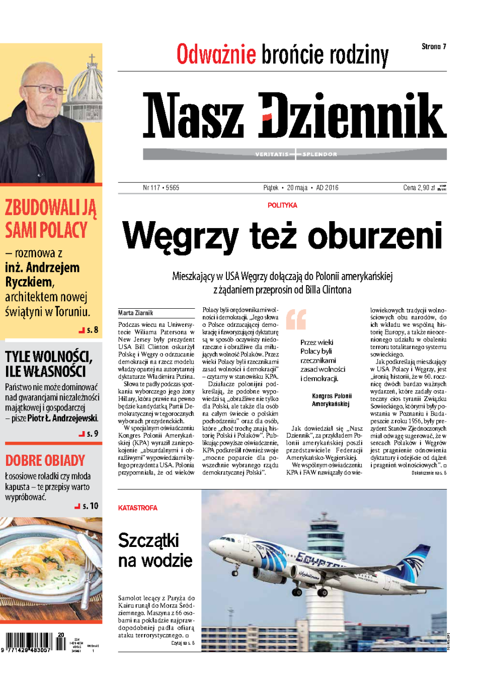 Nasz Dziennik z dnia 20.05.2016 wydanie PDF