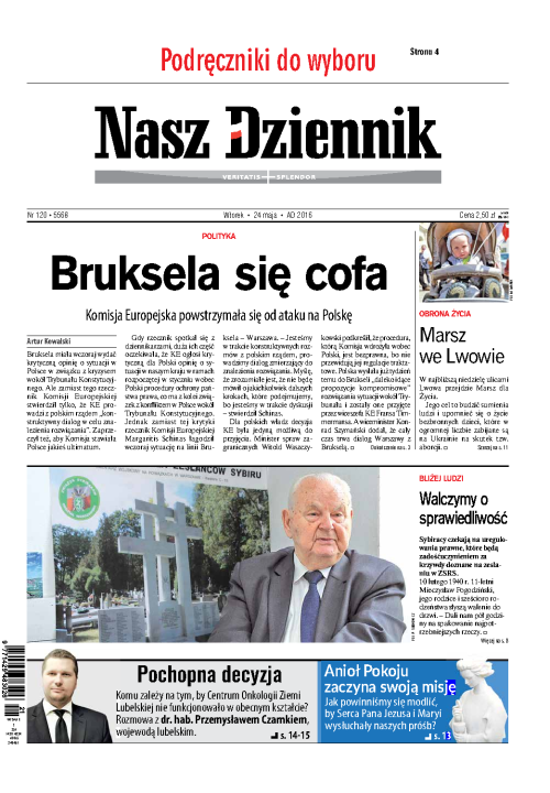 Nasz Dziennik z dnia 24.05.2016 wydanie PDF