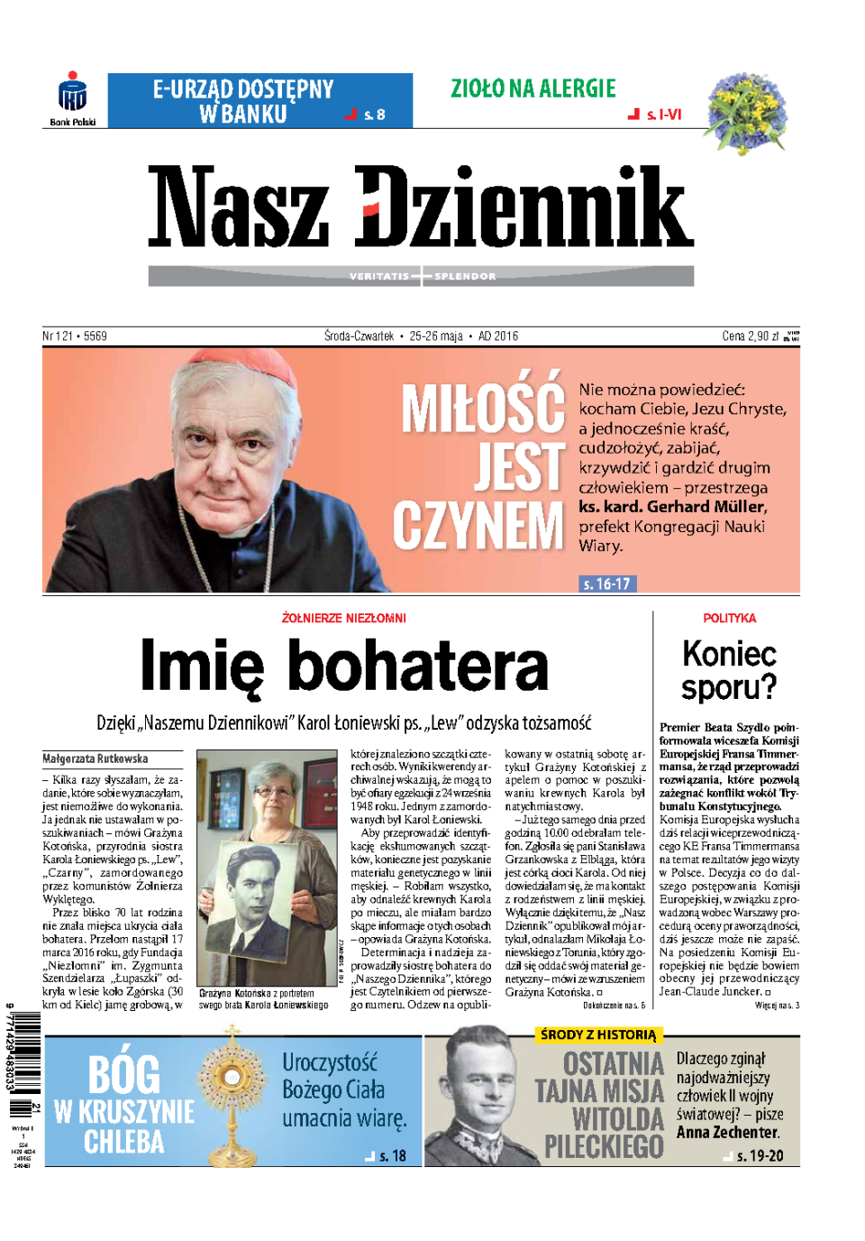 Nasz Dziennik z dnia 25.05.2016 wydanie PDF