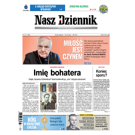 Nasz Dziennik z dnia 25.05.2016 wydanie PDF