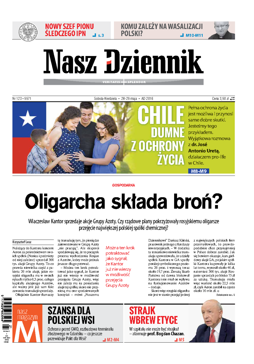 Nasz Dziennik z dnia 28.05.2016 wydanie PDF