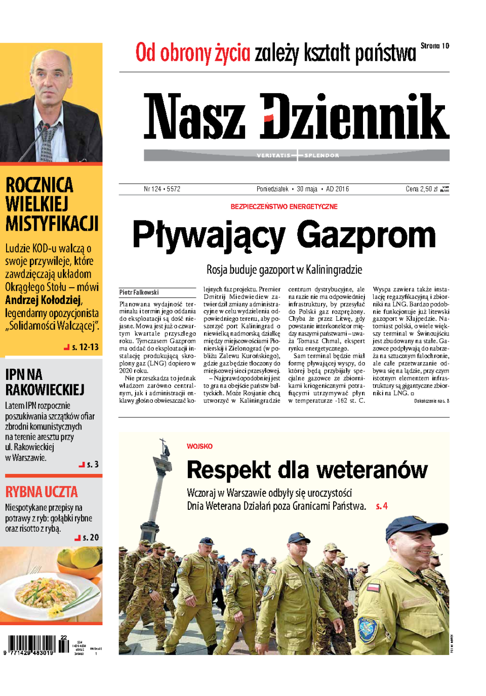 Nasz Dziennik z dnia 30.05.2016 wydanie PDF