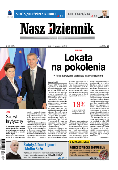 Nasz Dziennik z dnia 01.06.2016 wydanie PDF