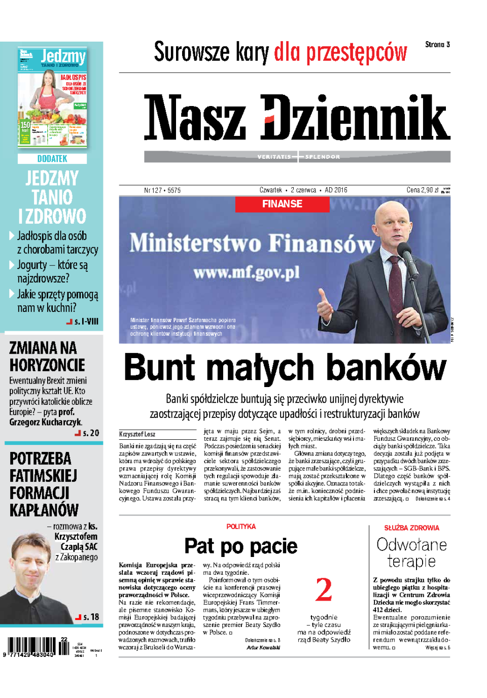 Nasz Dziennik z dnia 02.06.2016 wydanie PDF