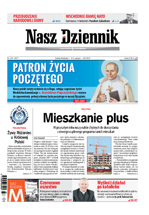 Nasz Dziennik z dnia 04.06.2016 wydanie PDF