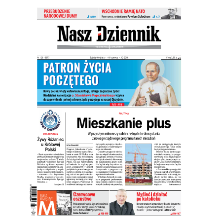 Nasz Dziennik z dnia 04.06.2016 wydanie PDF