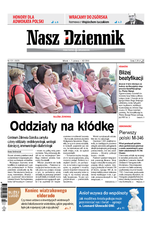 Nasz Dziennik z dnia 07.06.2016 wydanie PDF