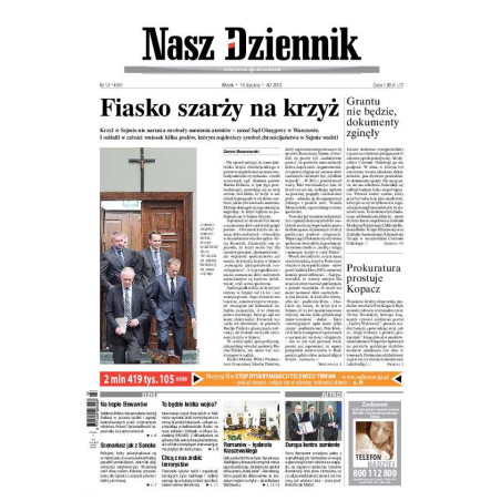 Nasz Dziennik z dnia 15.01.2013 wydanie PDF
