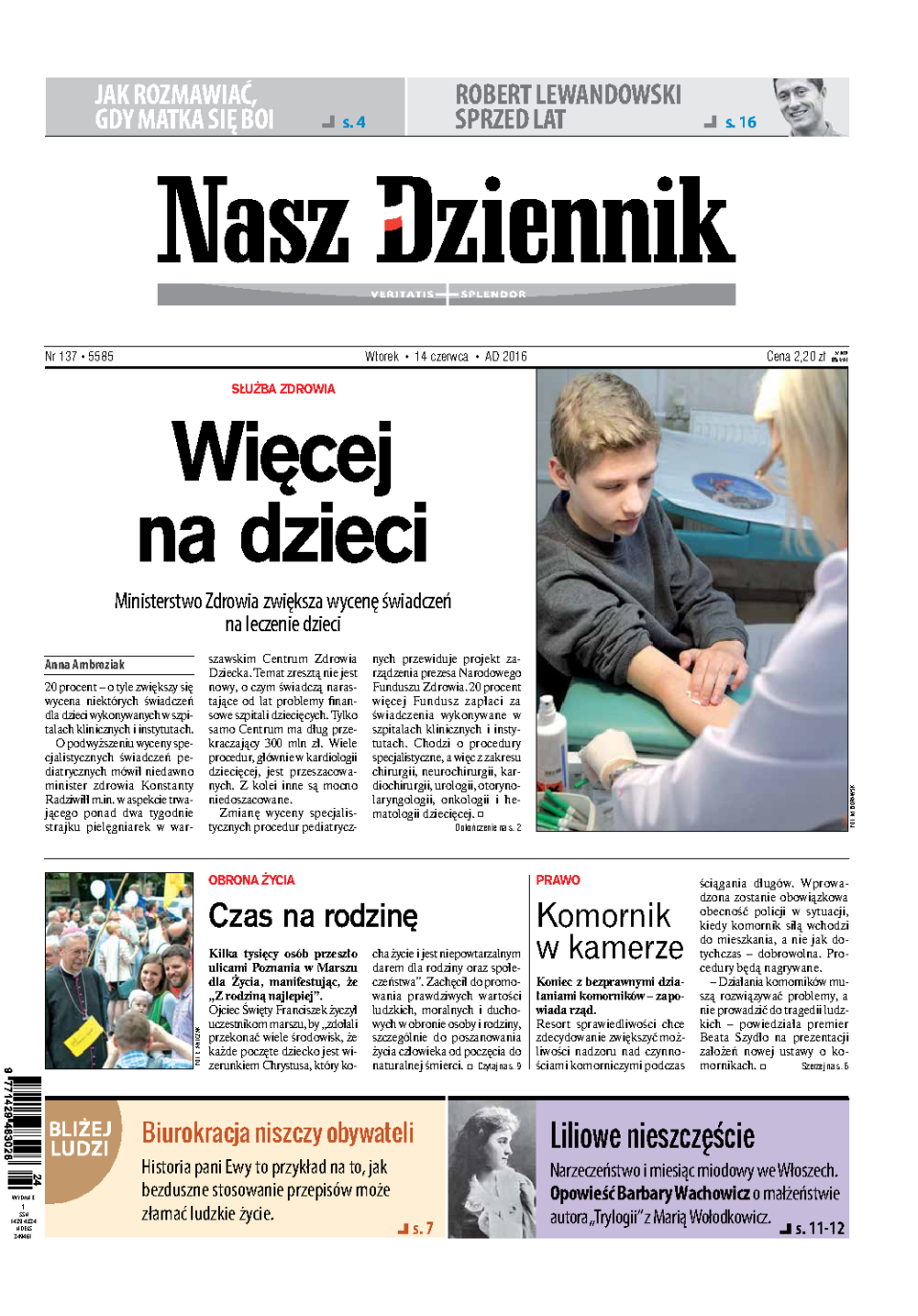 Nasz Dziennik z dnia 14.06.2016 wydanie PDF
