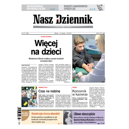 Nasz Dziennik z dnia 14.06.2016 wydanie PDF