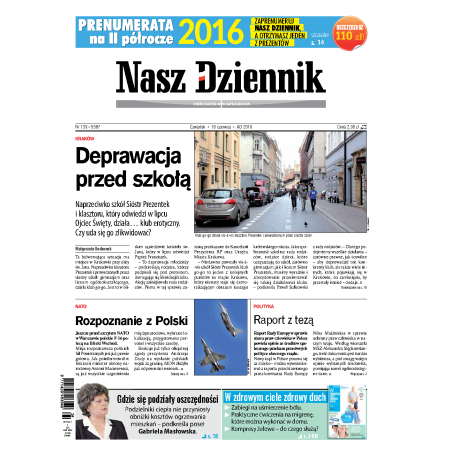 Nasz Dziennik z dnia 16.06.2016 wydanie PDF