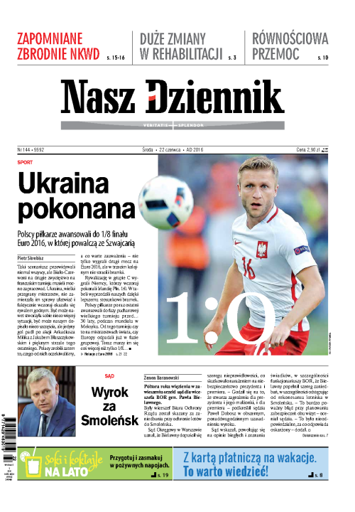 Nasz Dziennik z dnia 22.06.2016 wydanie PDF