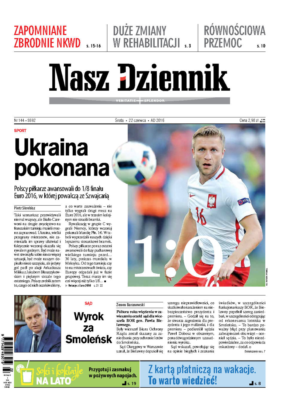 Nasz Dziennik z dnia 22.06.2016 wydanie PDF