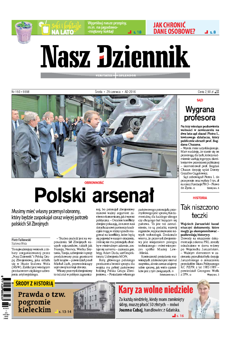 Nasz Dziennik z dnia 29.06.2016 wydanie PDF