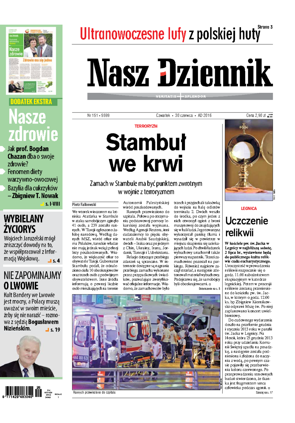 Nasz Dziennik z dnia 30.06.2016 wydanie PDF