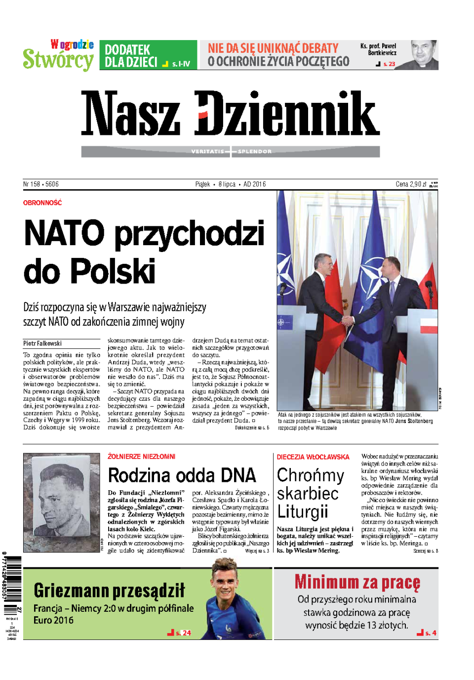 Nasz Dziennik z dnia 08.07.2016 wydanie PDF
