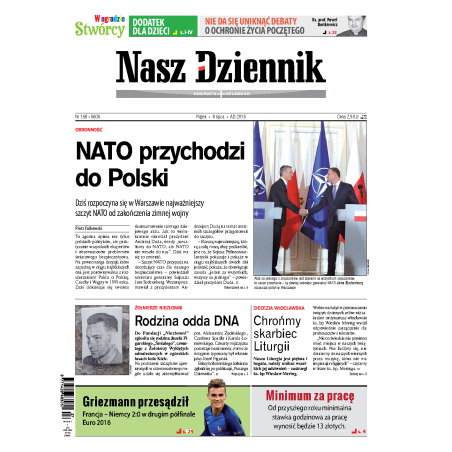 Nasz Dziennik z dnia 08.07.2016 wydanie PDF