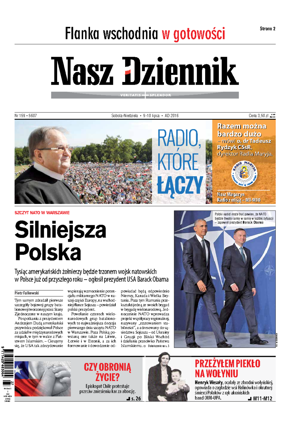 Nasz Dziennik z dnia 09.07.2016 wydanie PDF