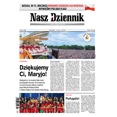 Nasz Dziennik z dnia 11.07.2016 wydanie PDF