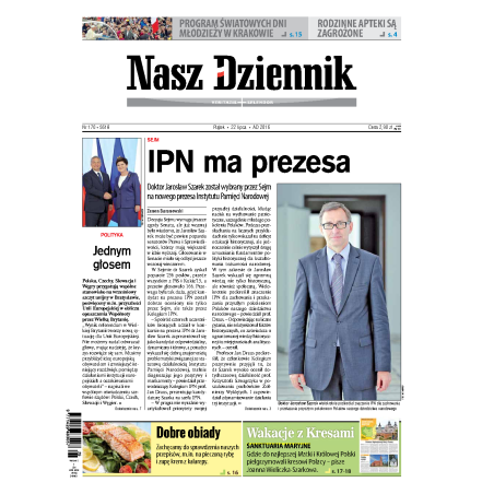 Nasz Dziennik z dnia 22.07.2016 wydanie PDF