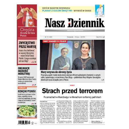Nasz Dziennik z dnia 25.07.2016 wydanie PDF