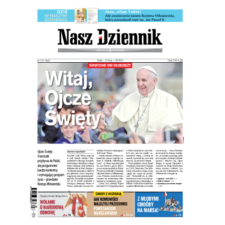 Nasz Dziennik z dnia 27.07.2016 wydanie PDF
