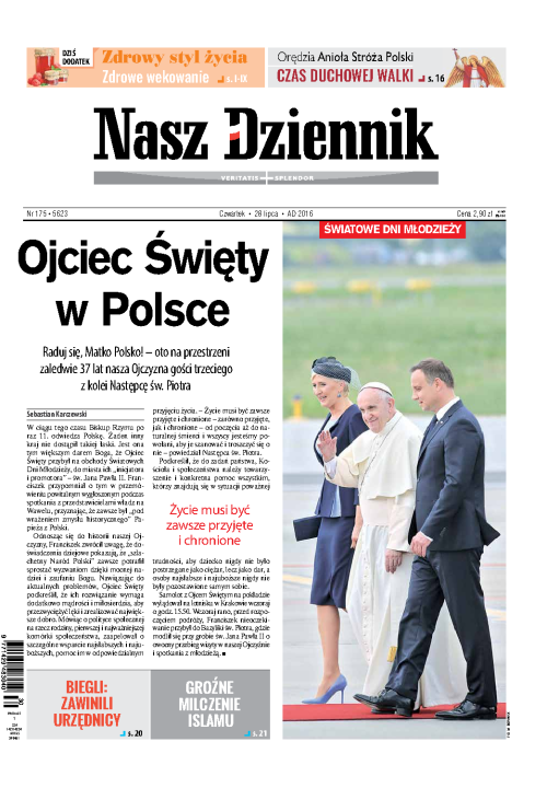 Nasz Dziennik z dnia 28.07.2016 wydanie PDF
