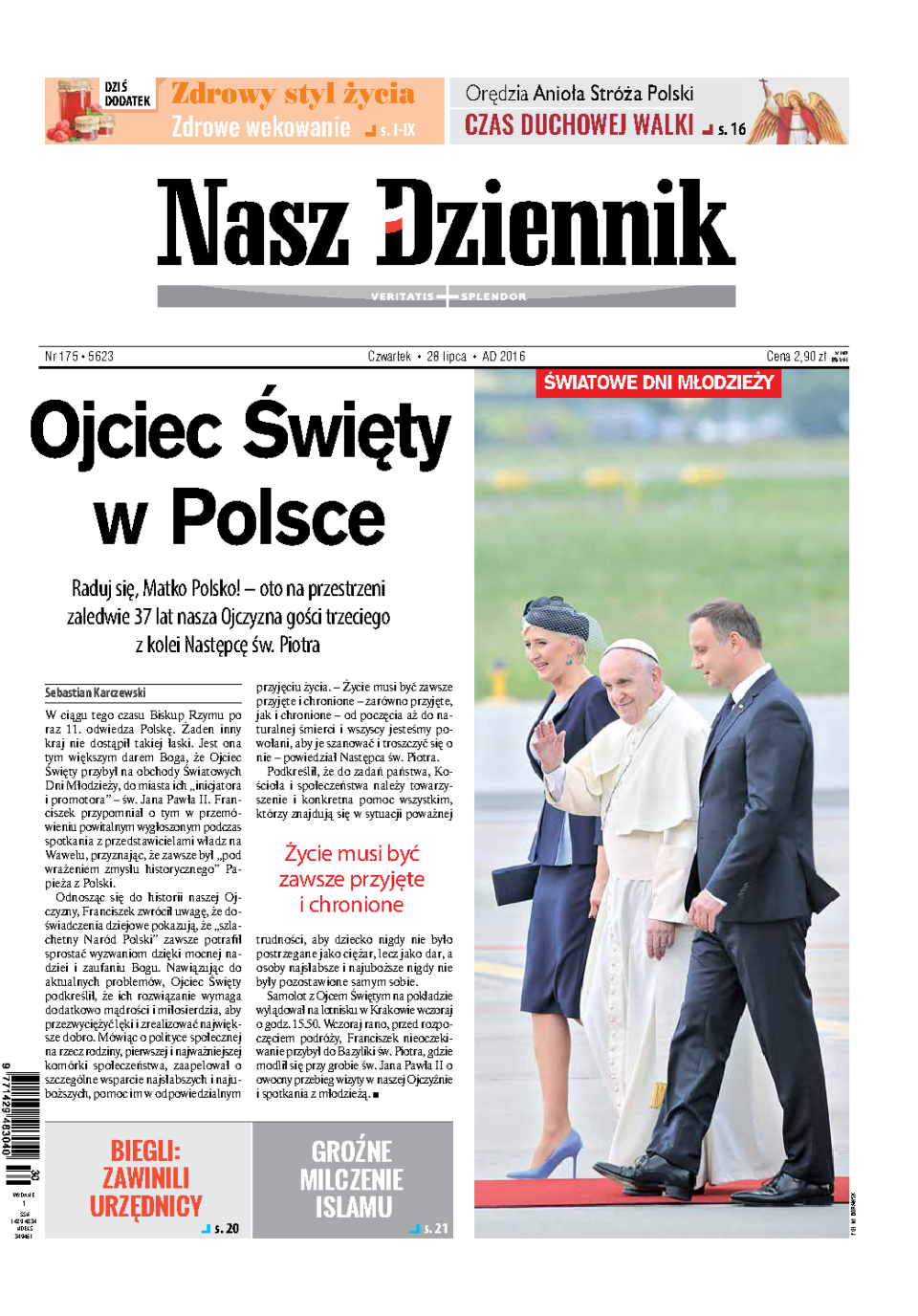 Nasz Dziennik z dnia 28.07.2016 wydanie PDF
