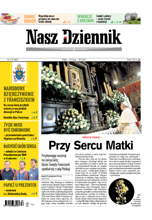 Nasz Dziennik z dnia 29.07.2016 wydanie PDF