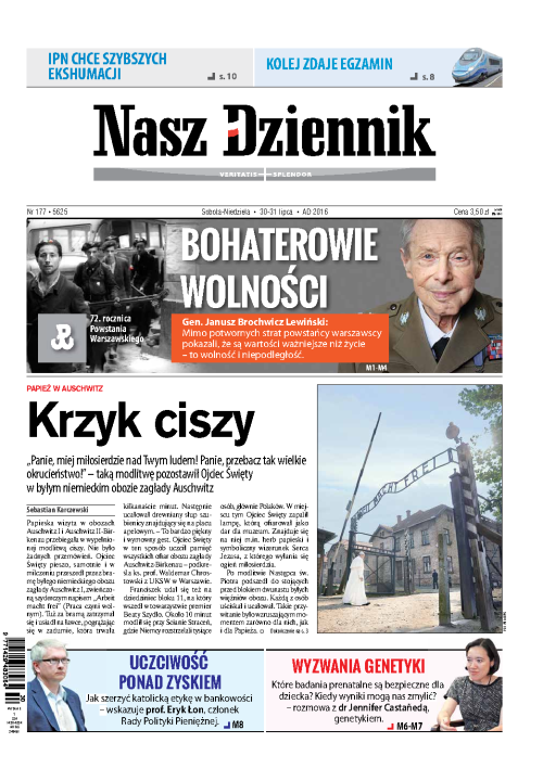 Nasz Dziennik z dnia 30.07.2016 wydanie PDF